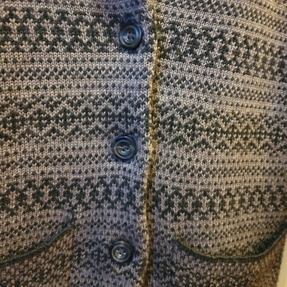 Carole Little Merino Wool Blend Button Cardigan - Picture 4 of 8